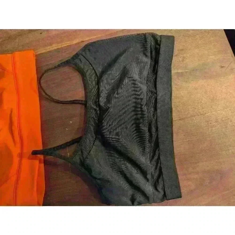 Women's Athleta Sports Bra XS Orange Purple and Victoria sport bra black small - Picture 5 of 8
